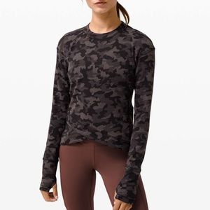 NEW Lululemon Close to Crossing Long Sleeve Camo